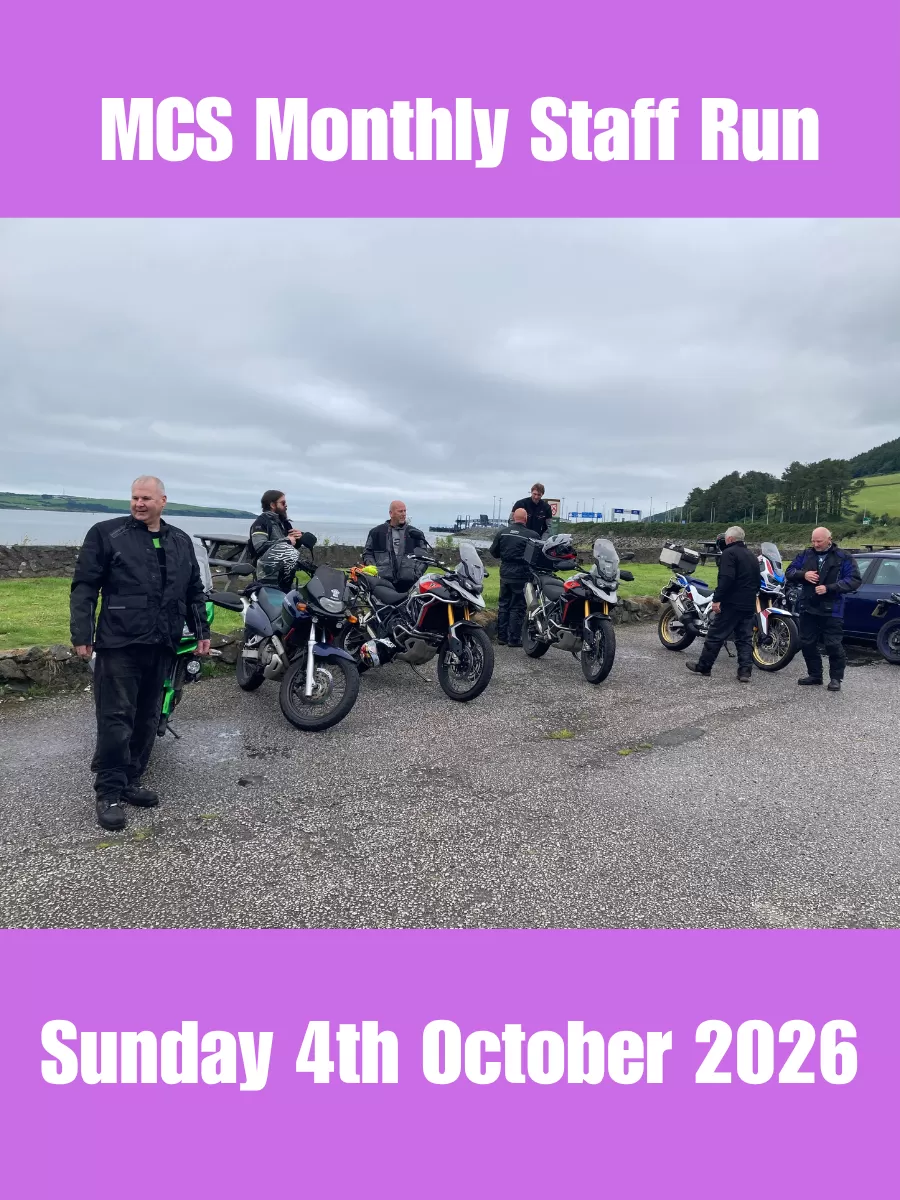 MCS Monthly Staff Ride out taking place on Sunday 4th October2026